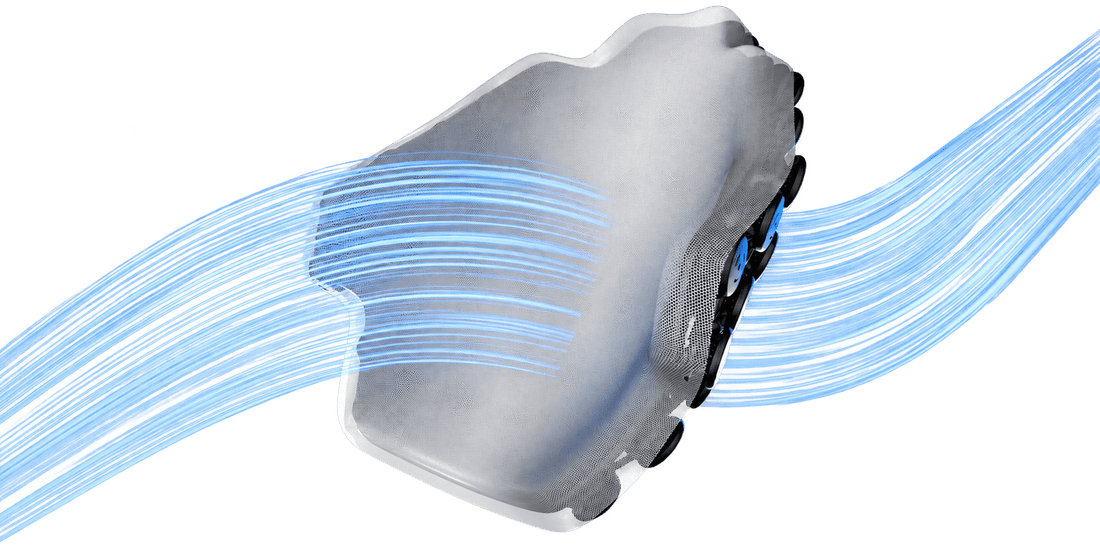 ModuliX breathable 3D mesh covering